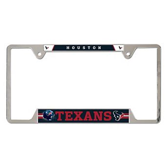 WinCraft Houston Texans Metal License Plate Frame