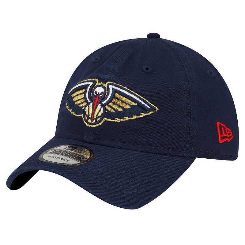 Men's New Era Navy New Orleans Pelicans Team 2.0 9TWENTY Adjustable Hat, Blue