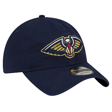 Men's New Era Navy New Orleans Pelicans Team 2.0 9TWENTY Adjustable Hat