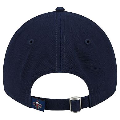 Men's New Era Navy New Orleans Pelicans Team 2.0 9TWENTY Adjustable Hat