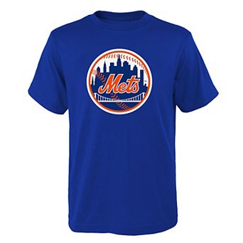 Youth Royal New York Mets Logo Primary Team T-Shirt