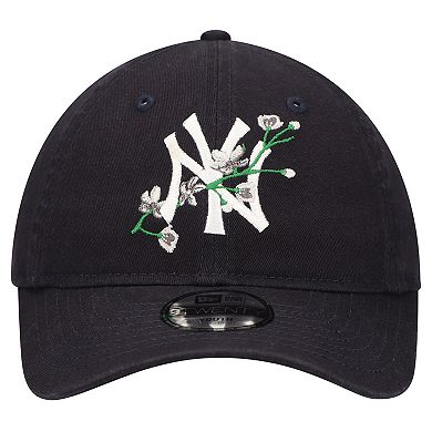Youth New Era Navy New York Yankees Game Day Bloom 9TWENTY Adjustable Hat