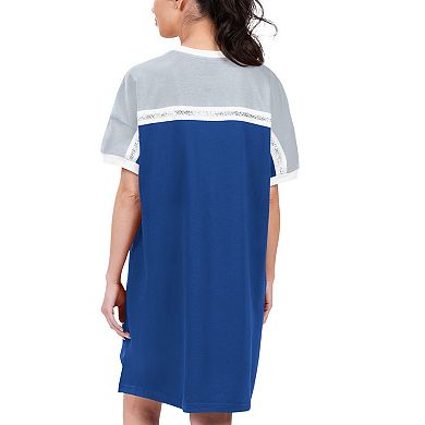 Women's G-III 4Her by Carl Banks Royal/Gray Los Angeles Dodgers Circus Catch Sneaker Dress