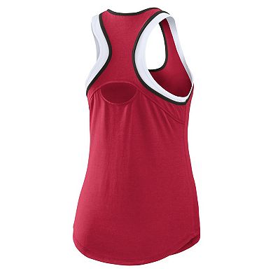 Women's WEAR by Erin Andrews Cardinal USC Trojans Open Hole Razorback Tank Top