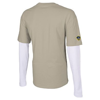 Men's Stadium Essentials Tan LA Galaxy Status Long Sleeve T-Shirt