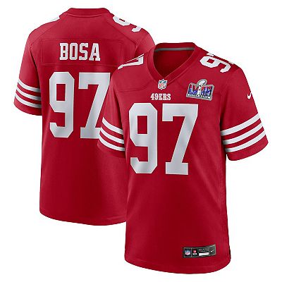 Nike high quality On Field Nick Bosa San Francisco 49ers Red Jersey YOUTH Size Large