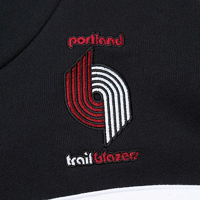 Men's Mitchell & Ness Red/Black Portland Trail Blazers Head Coach Pullover Hoodie