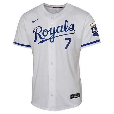 Youth Nike Bobby Witt Jr. White Kansas City Royals Home Limited Player Jersey