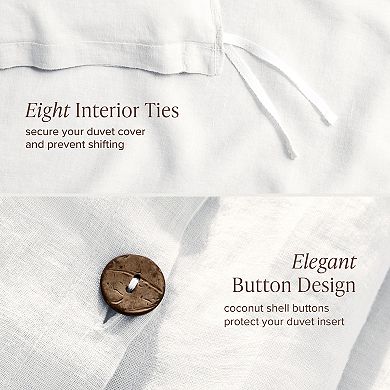 Bare Home Linen Duvet Cover Set