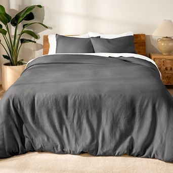 Bare Home Linen Duvet Cover Set