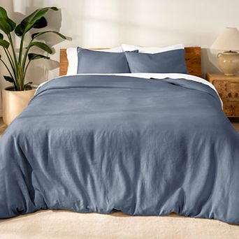 Bare Home Linen Duvet Cover Set