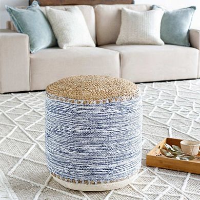 Pitten Natural Fiber Pouf