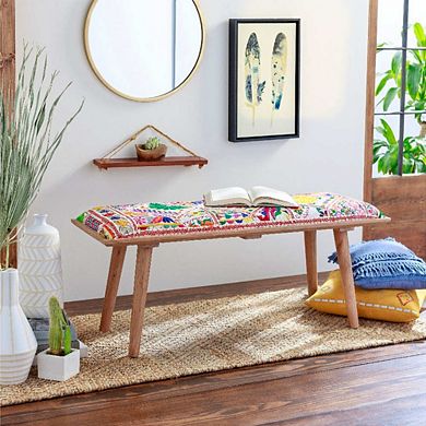 Komiza Brown Bench Furniture Piece