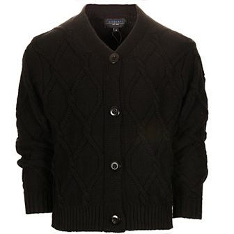 Gioberti Kid's Knitted V-neck Button Up Cardigan Sweater