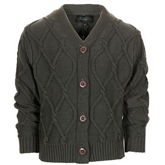 Gioberti Kid's Knitted V-neck Button Up Cardigan Sweater