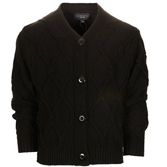 Gioberti Boy's Knitted V-neck Button Up Cardigan Sweater