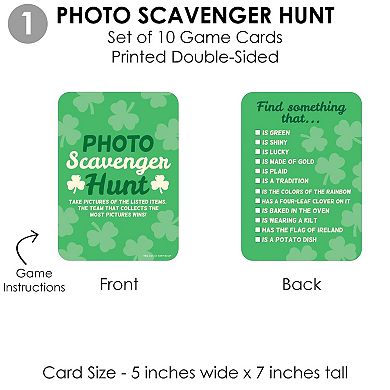 Big Dot Of Happiness St. Patrick's Day - 4 Party Games - 10 Cards Each - Gamerific Bundle