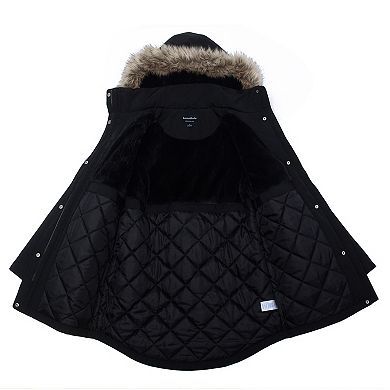 Women's Rokka&rolla Faux-fur Lined Parka Jacket With Hood