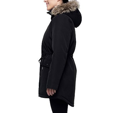 Women's Rokka&rolla Faux-fur Lined Parka Jacket With Hood