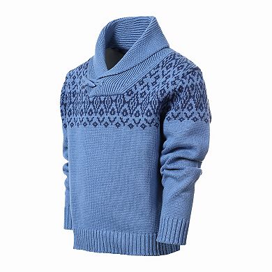 Gioberti Boys 100% Cotton Pullover Knitted Sweater With Toggle Button Closure
