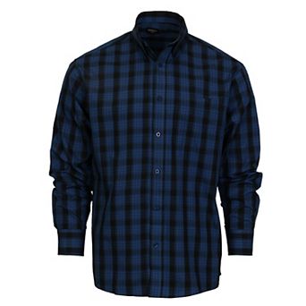 Gioberti Men's Long Sleeve Plaid Shirt