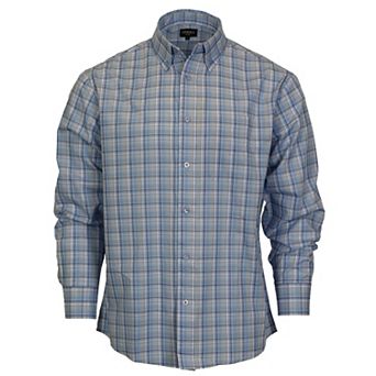 Gioberti Men's Long Sleeve Plaid Shirt