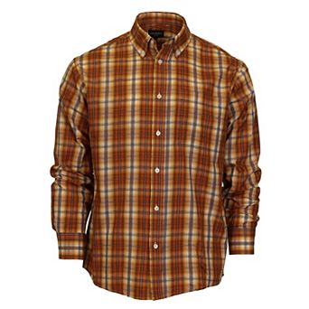Gioberti Men's Long Sleeve Plaid Shirt
