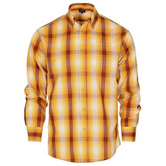Gioberti Men's Long Sleeve Plaid Shirt