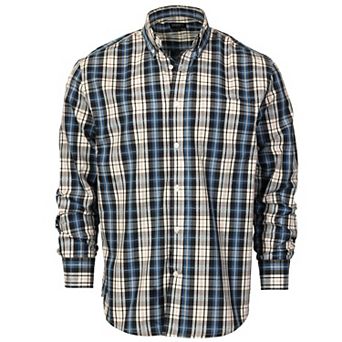 Gioberti Men's Long Sleeve Plaid Shirt