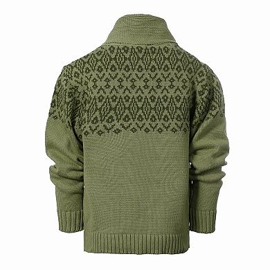 Gioberti Boy's 100% Cotton Pullover Knitted Sweater With Toggle Button Closure