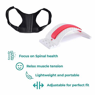 Pursonic Back Health Essentials Kit: Multi-level Stretch & Posture Perfection