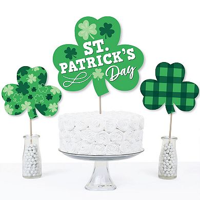 Big Dot Of Happiness Shamrock St. Patrick’s Day Party Centerpiece Sticks Table Toppers 15 Pc