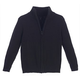 Gioberti Boy's Knitted Full Zipper 100% Cotton Cardigan Sweater
