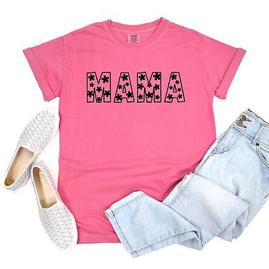 Flower Mama Bold Garment Dyed Tees