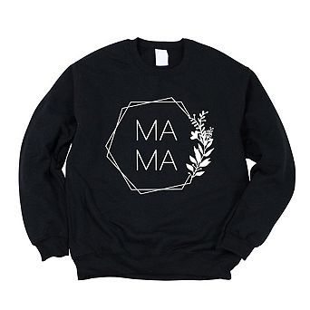 Mama Floral Hexagon Sweatshirt