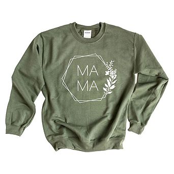 Mama Floral Hexagon Sweatshirt