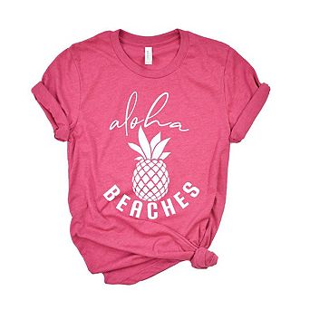 Aloha Beaches Pineapple Short Sleeve Graphic Tee