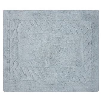 Knightsbridge Chain Bath Rug Cotton Non Skid Back
