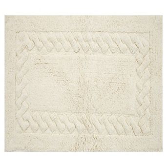 Knightsbridge Chain Bath Rug Cotton Non Skid Back