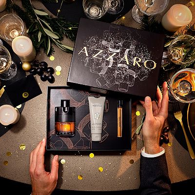 AZARE PRODUCTS Selection-M セット Azzaro The Most Wanted Parfum 3-Piece Men's Fragrance Gift Set