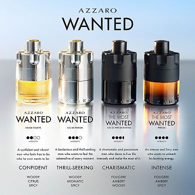 Azzaro The Most Wanted Parfum 3-Piece Men's Fragrance Gift Set