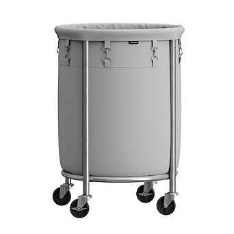 Laundry Basket With Casters, Rolling Laundry Hamper, 29 Gal