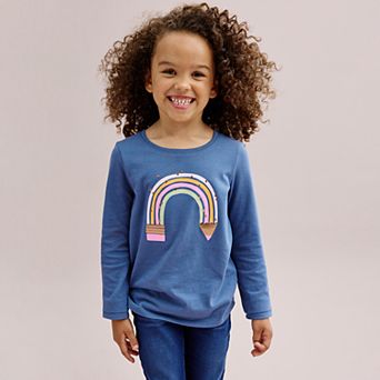 Girls 4-12 Jumping Beans® Long Sleeve Graphic Tee