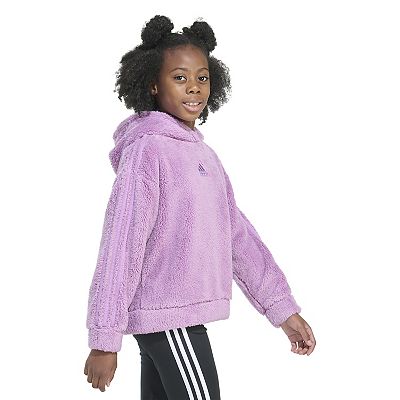 Adidas sherpa hoodie womens sale