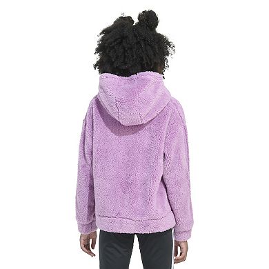 Girls 7-16 adidas Cozy Sherpa Logo Hoodie