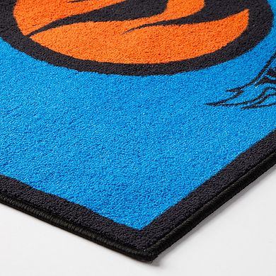 Hot Wheels Flame Logo Bath Rug