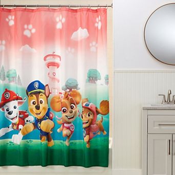 PAW Patrol Skye & Friends Adventure Bay Shower Curtain
