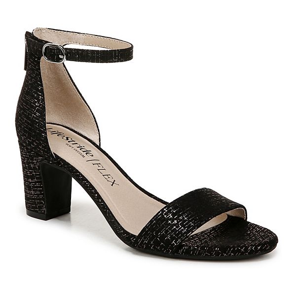 LifeStride Florence Women's Ankle Strap Pumps - Gunmetal (11)