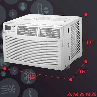 Amana 6,000 BTU 115V Window-Mounted Air Conditioner with Remote Control