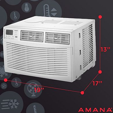 Amana 8,000 BTU 115V Window-Mounted Air Conditioner with Remote Control